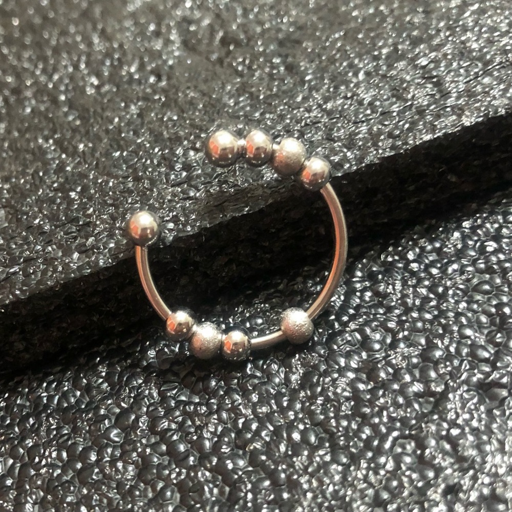 New Stainless Steel Spinner Ring Size Adjustable (Unisex)